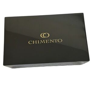 CHIMENTO Jewelry Box Multi Compartments Black Lacquered Wood 8” X 5”